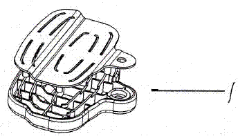 Upper and lower panel embedded type double-folding type dynamic skateboard