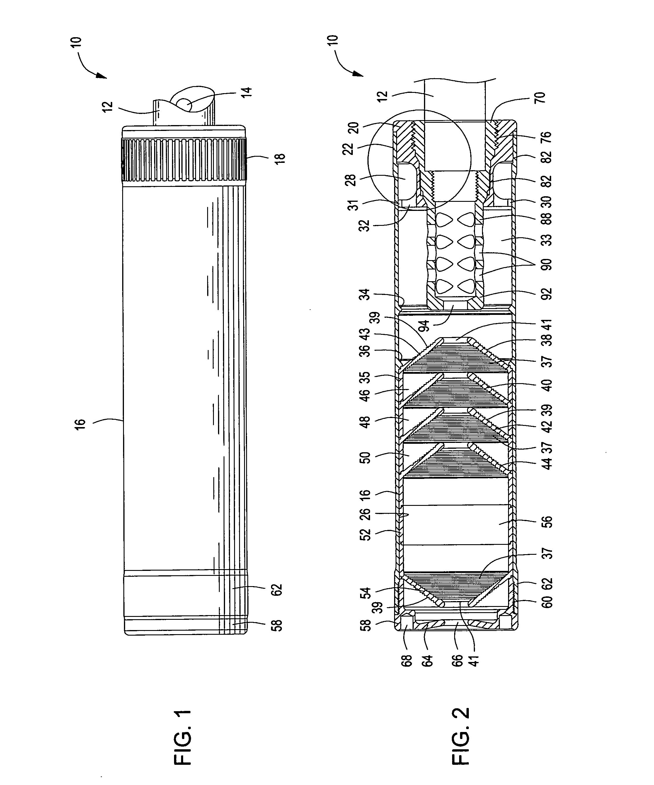 Suppressor for attachment to firearm barrel