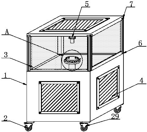 Graphic design three-dimensional model display teaching device