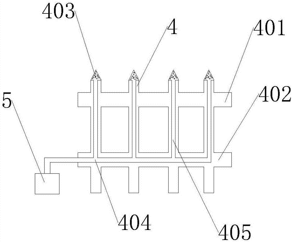 Guardrail for garden planting