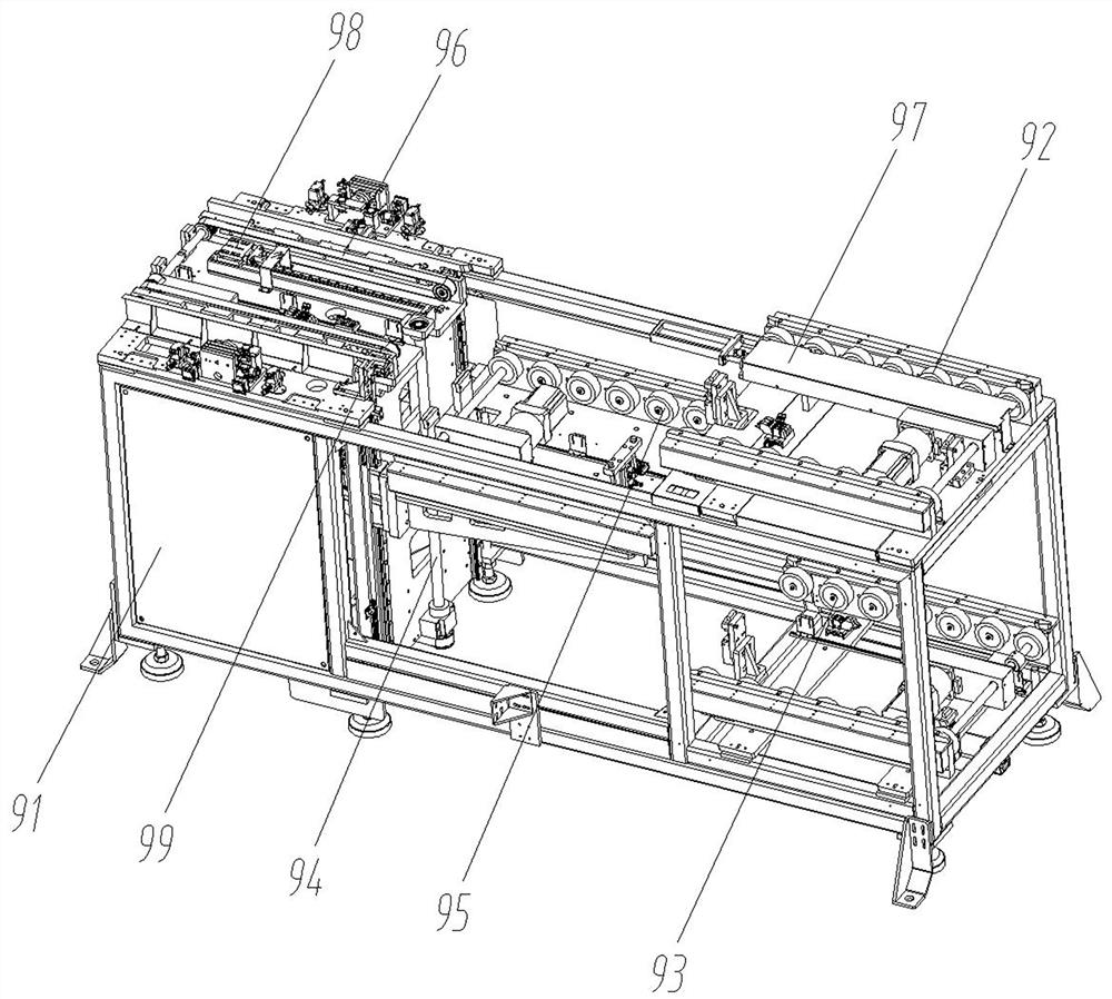 Automatic assembling and testing production line for server mainboard