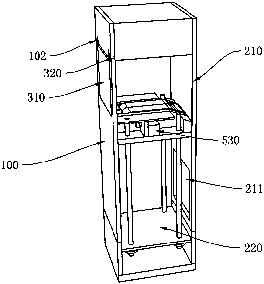 Intelligent express receiving safety door