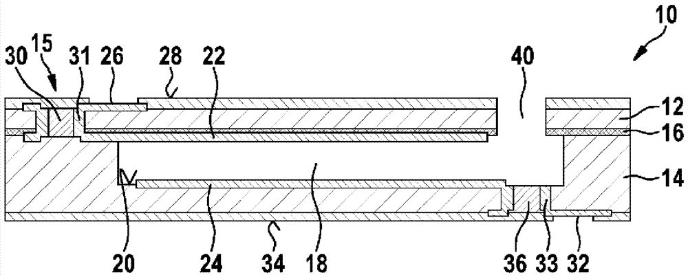 Carrier for circuits with integrated energy storage