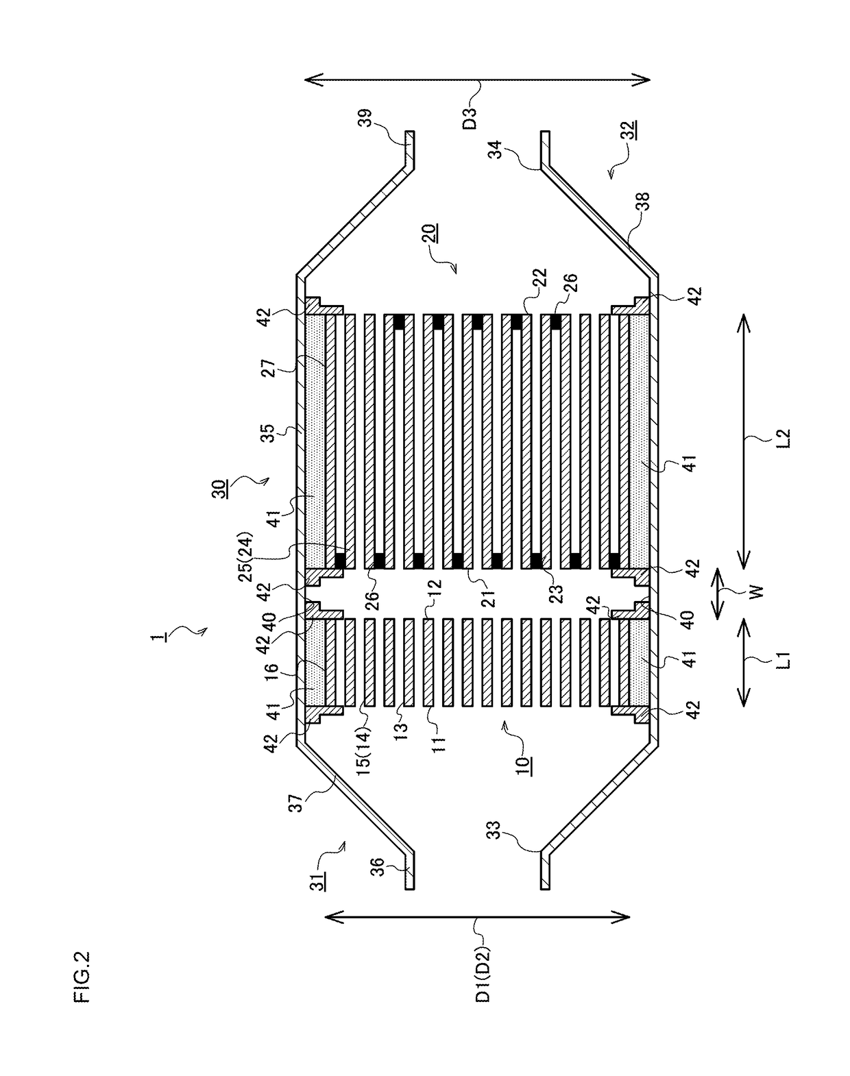 Exhaust gas purifying device