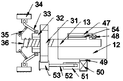 Rust removing and paint spraying device for metal pipes