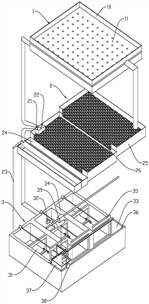 A comprehensive system for vegetable soilless cultivation and fish farming