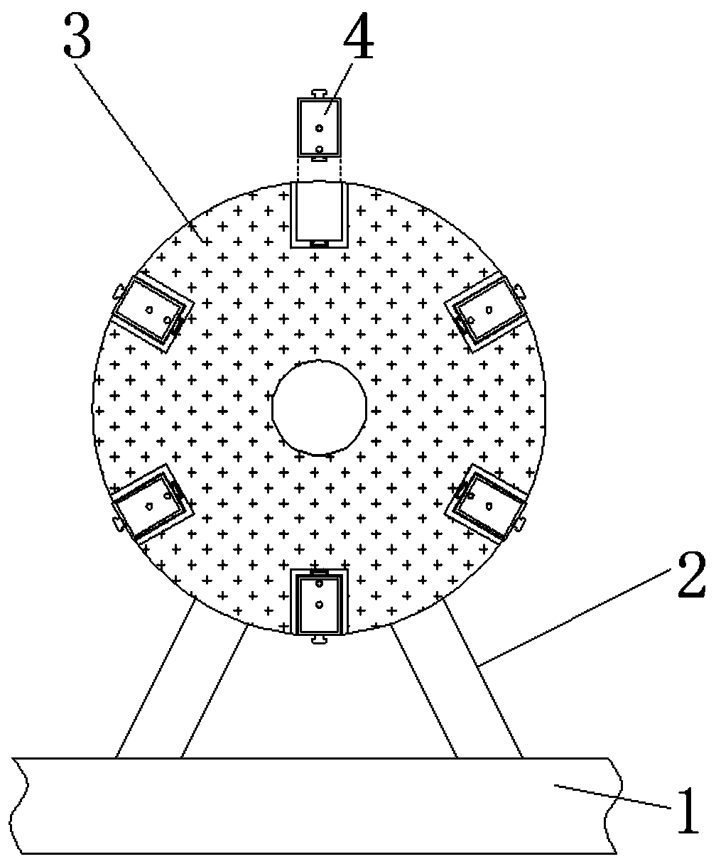 Textile silk thread winding device capable of conveniently removing surface wool layers