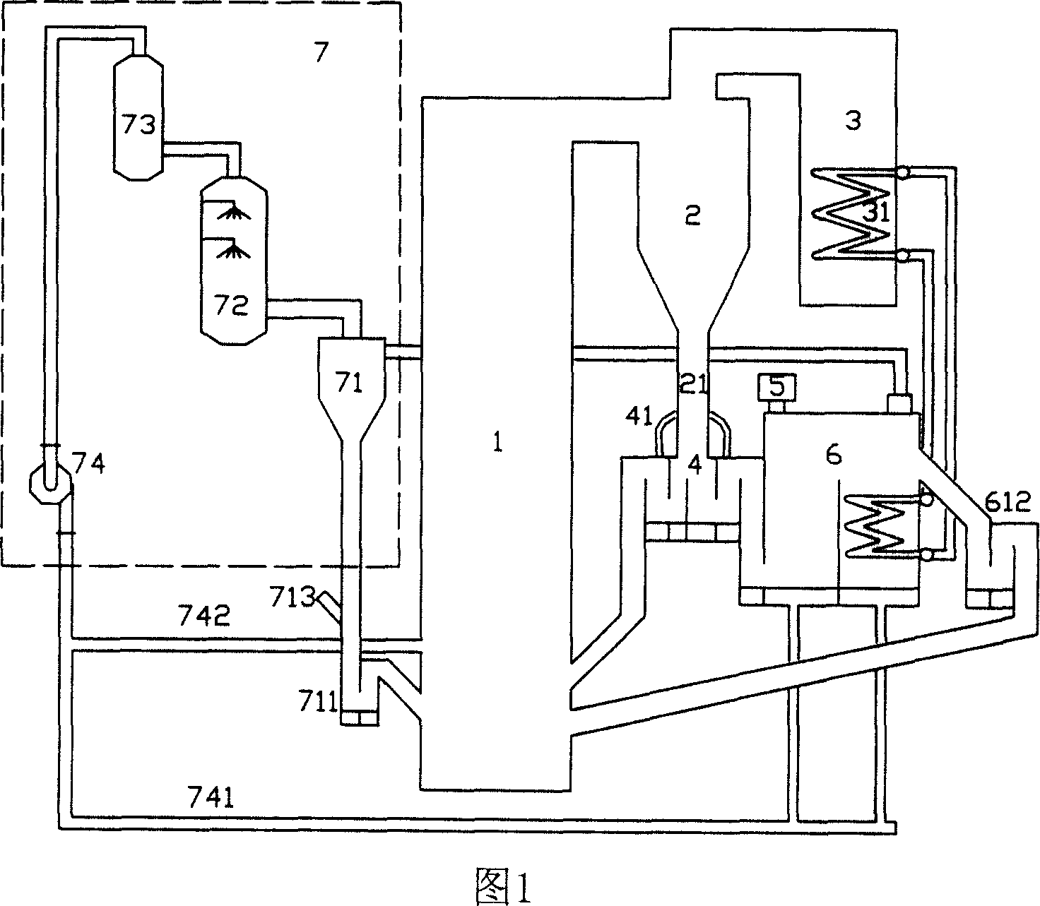 Wet mud burning treatment apparatus with compound dryer