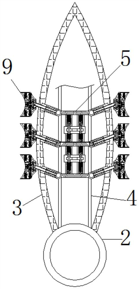 Auxiliary equipment for protecting wind motor energy storage for wind power generation