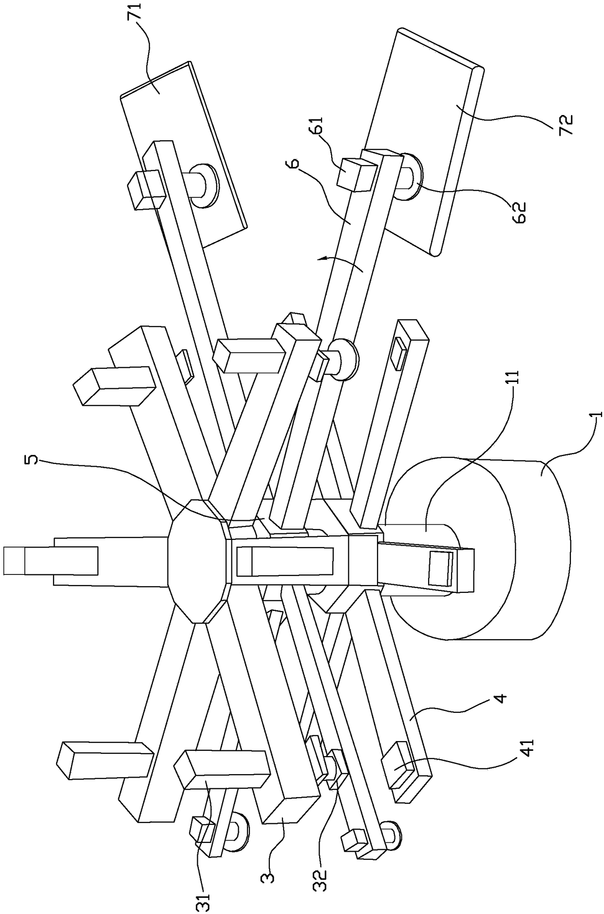 Automatic punching method capable of continuously multi-station punching workpieces