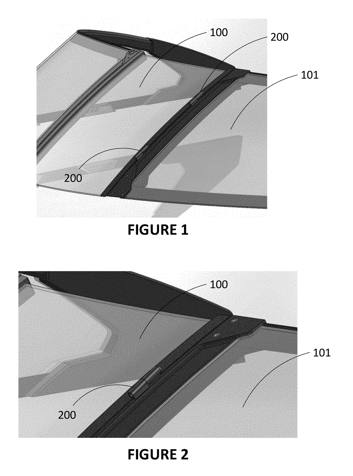 Detachable hinge for glass frame