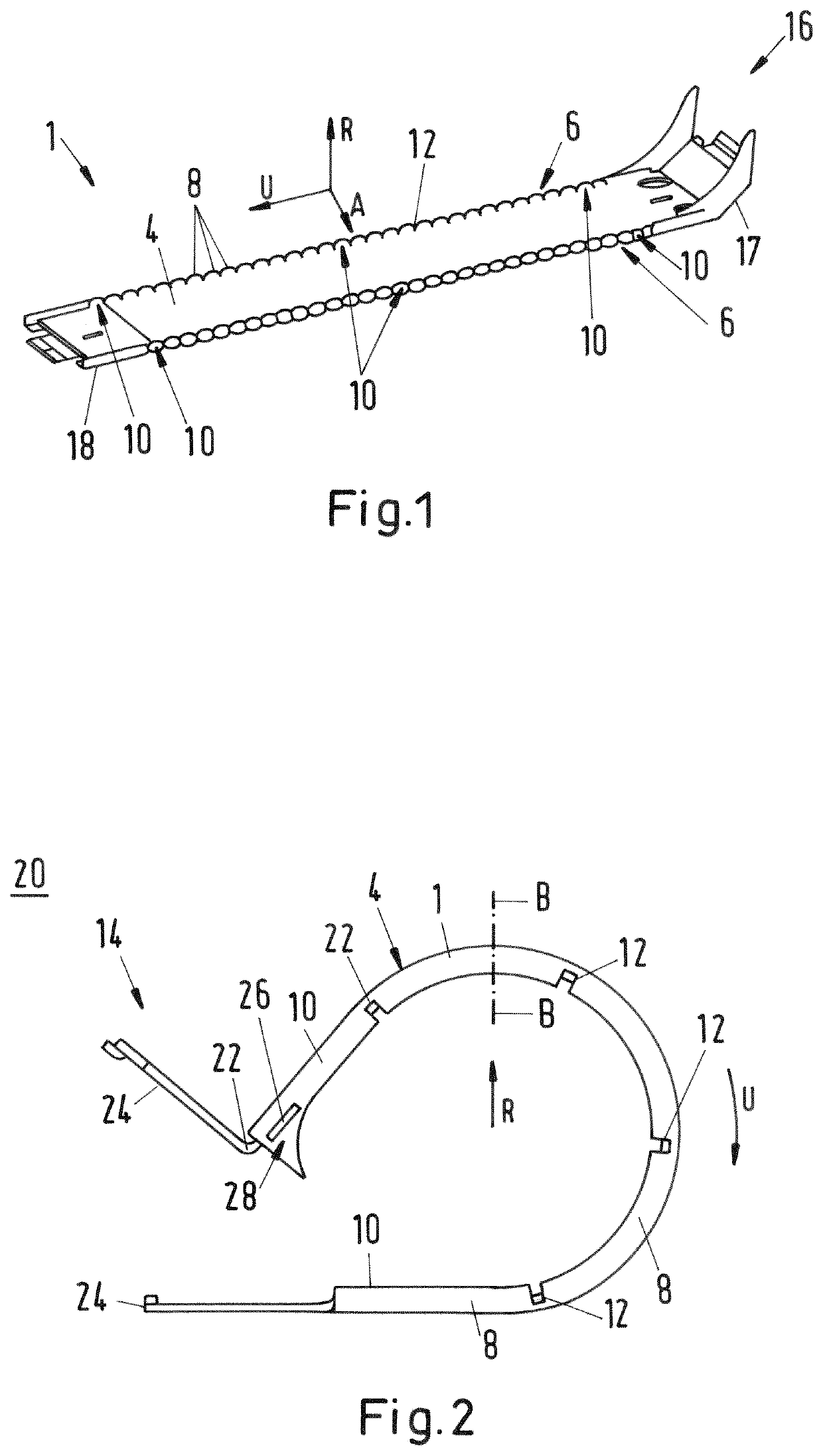 Clamp assembly with a heat protection device