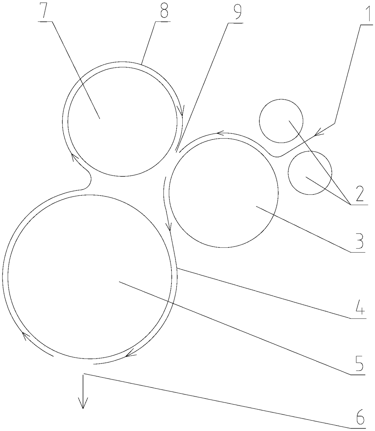 Miniature combing device used for artificial fur machine and provided with multi-speed working roll