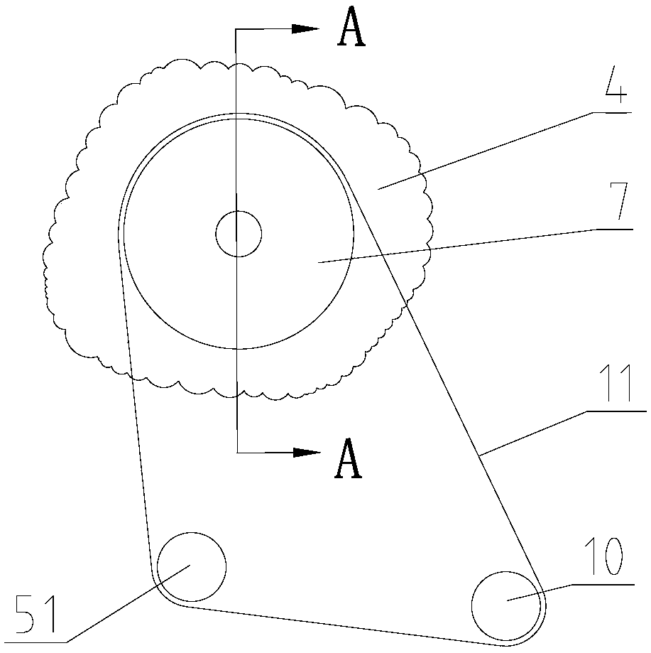 Miniature combing device used for artificial fur machine and provided with multi-speed working roll