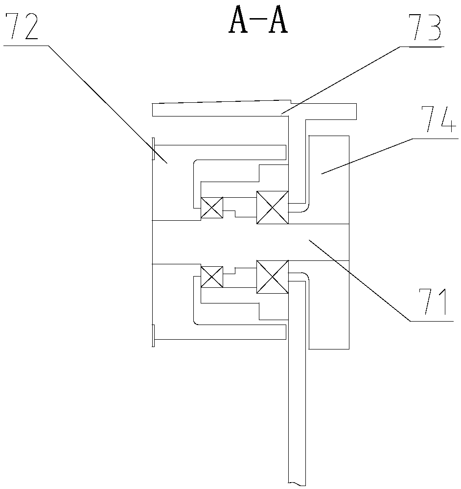 Miniature combing device used for artificial fur machine and provided with multi-speed working roll