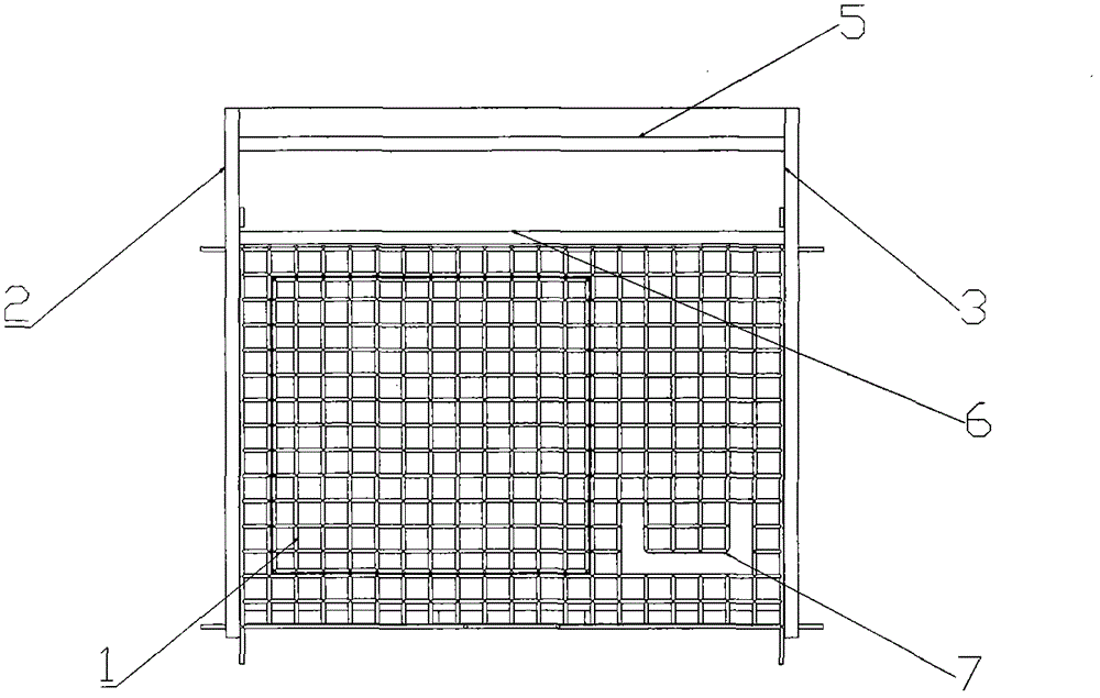 Excrement-leaking bamboo rat feeding cage