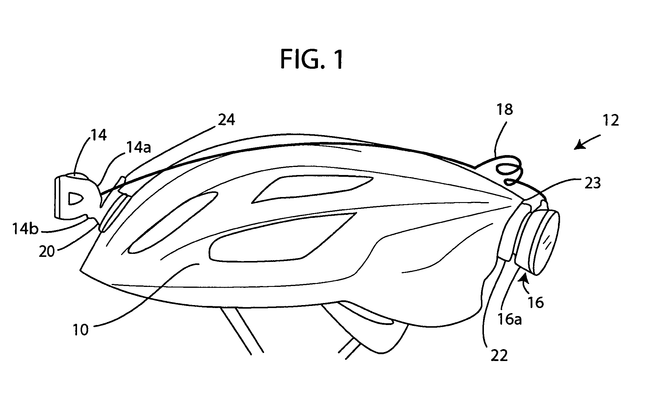 Helmet mounted bicycle lights