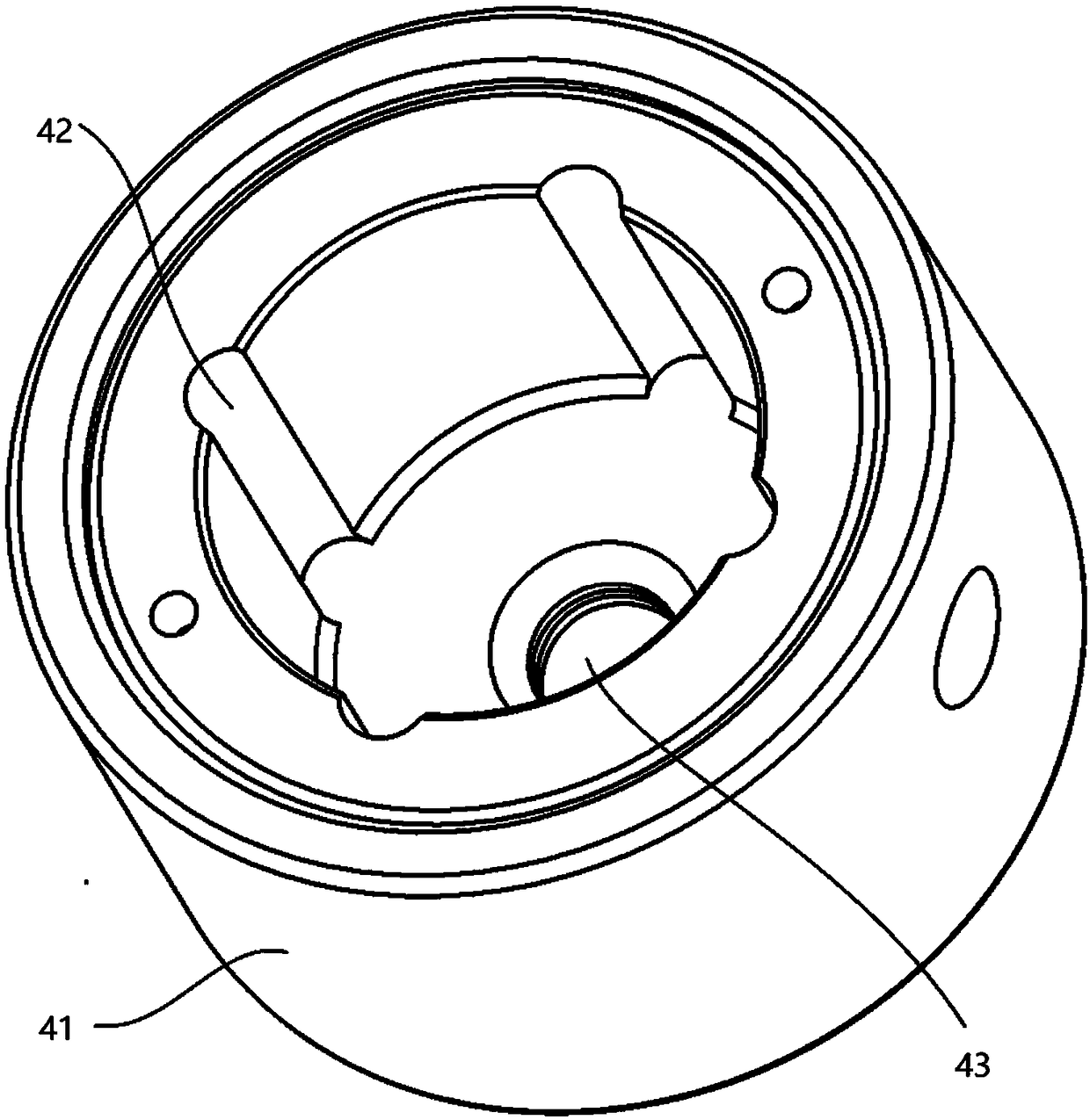 Cutting device for pulse capsule cutting machine