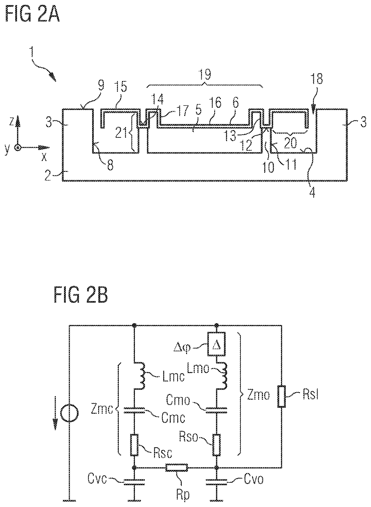 Membrane structure, transducer device and method of producing a membrane structure