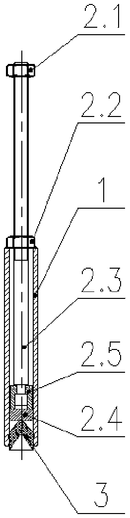 Combined seal ring mounting tool and combined seal ring mounting method for oil cylinder