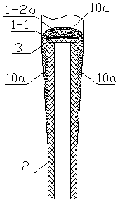 A kind of badminton racket and its manufacturing method