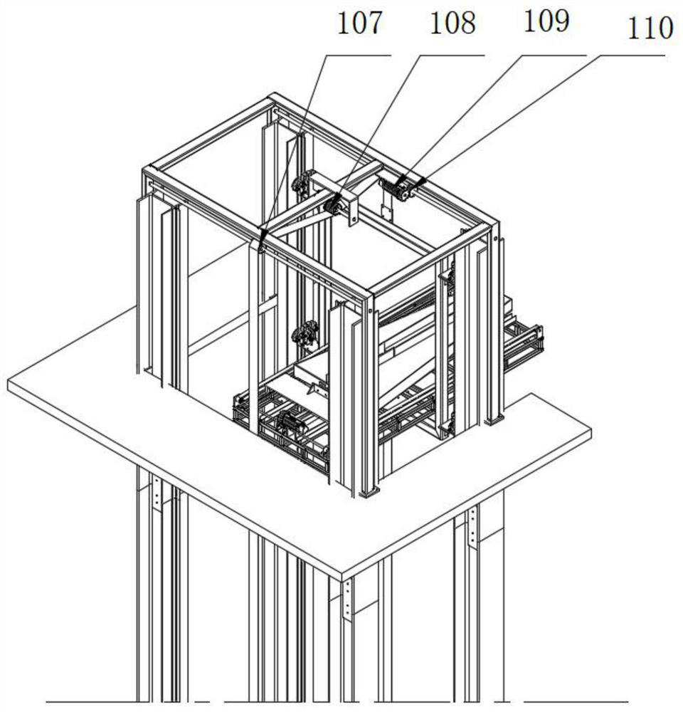 Multi-entrance electric vehicle three-dimensional intelligent garage and storing and taking method thereof