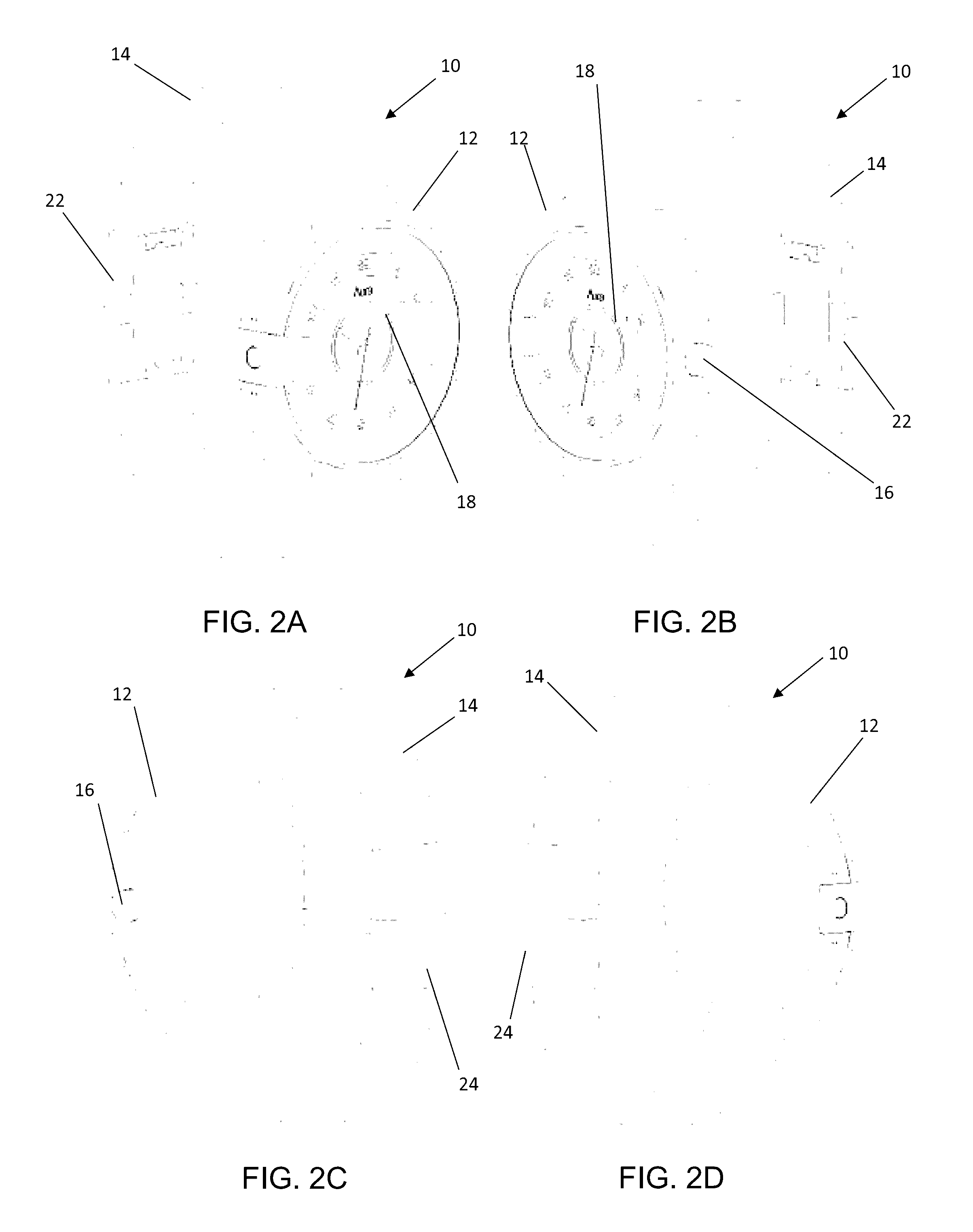 Transparent capacitive touchscreen device overlying a mechanical component