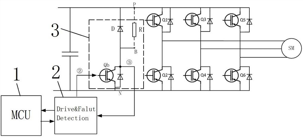 A Braking Circuit Fault Diagnosis Circuit of Servo Drive