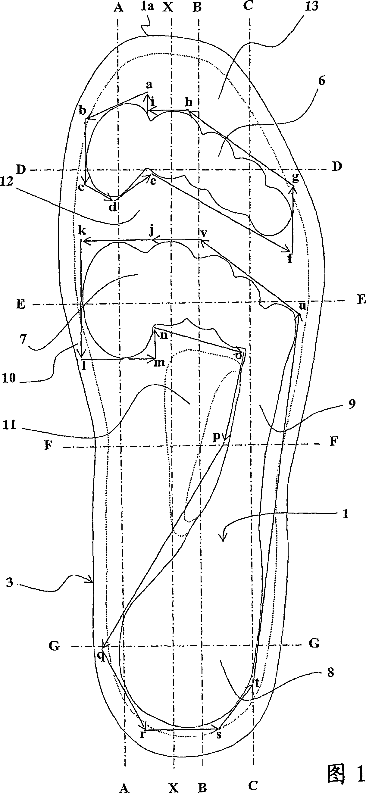 Selectively damping plantar insole