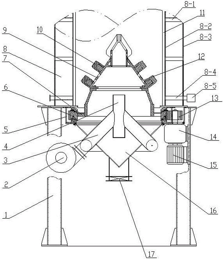 Energy-saving efficient garbage incinerator