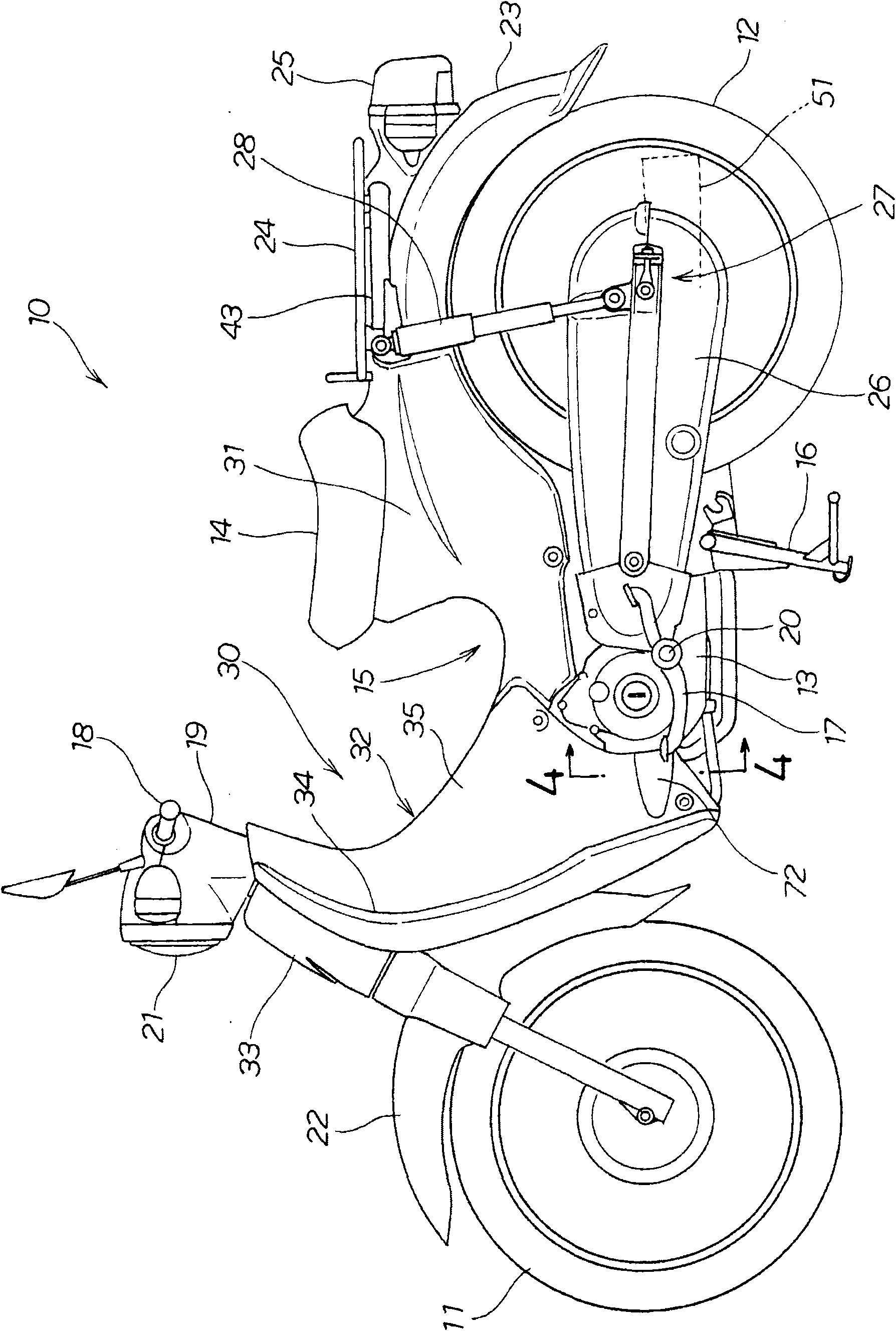 Motor bicycle