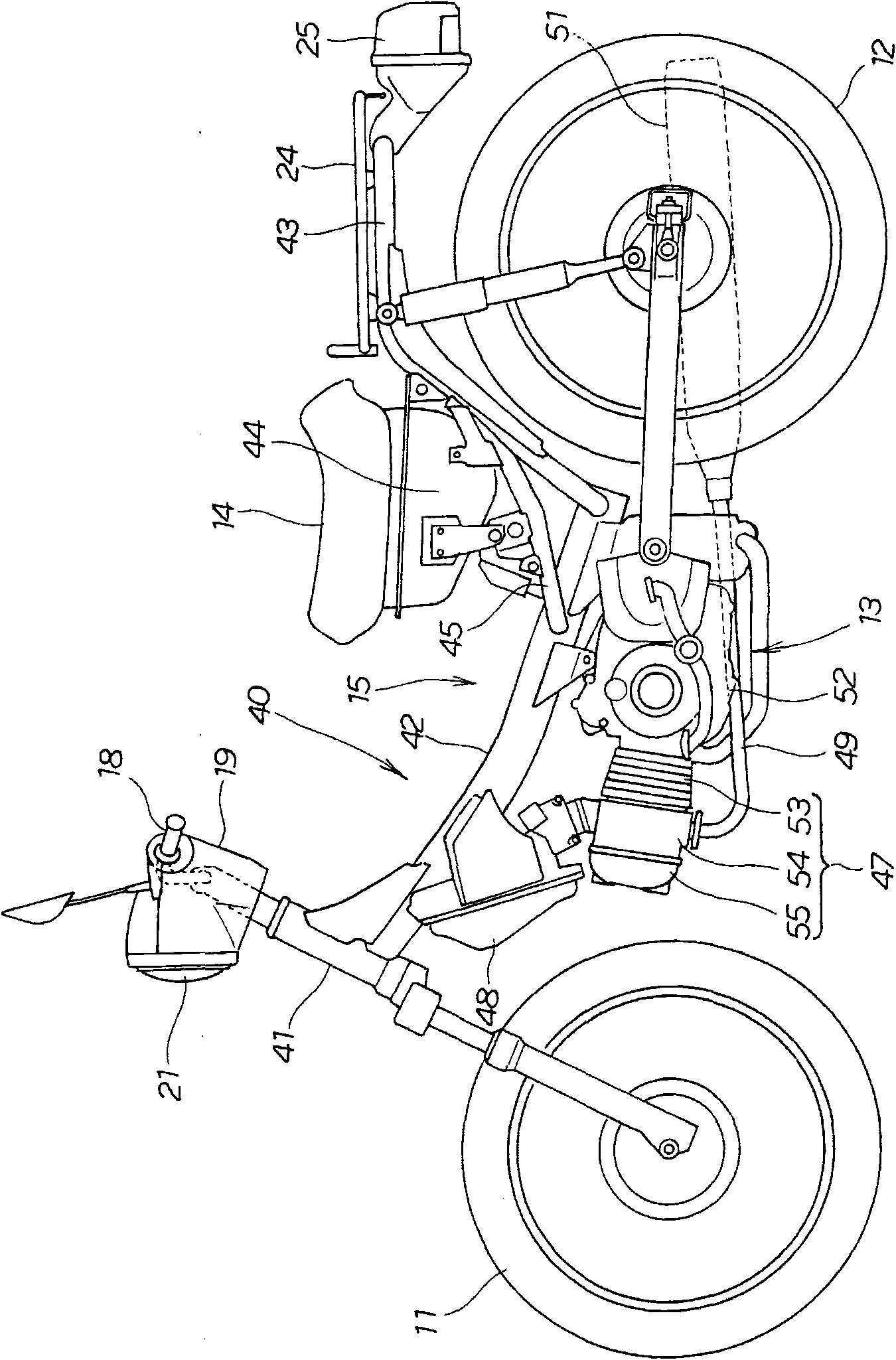 Motor bicycle