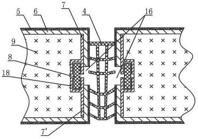 Assembled sandwich panel with metal surface insulation for building and its installation method