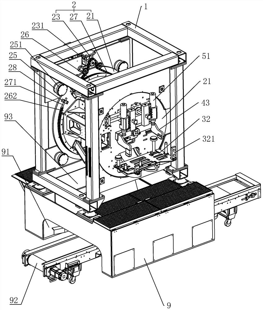 A casting core removal device