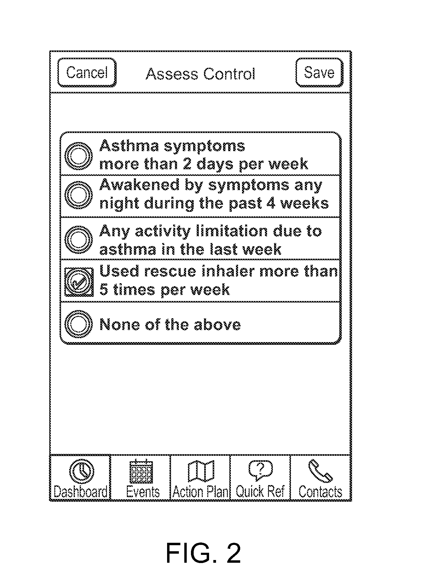 Early warning method and system for chronic disease management