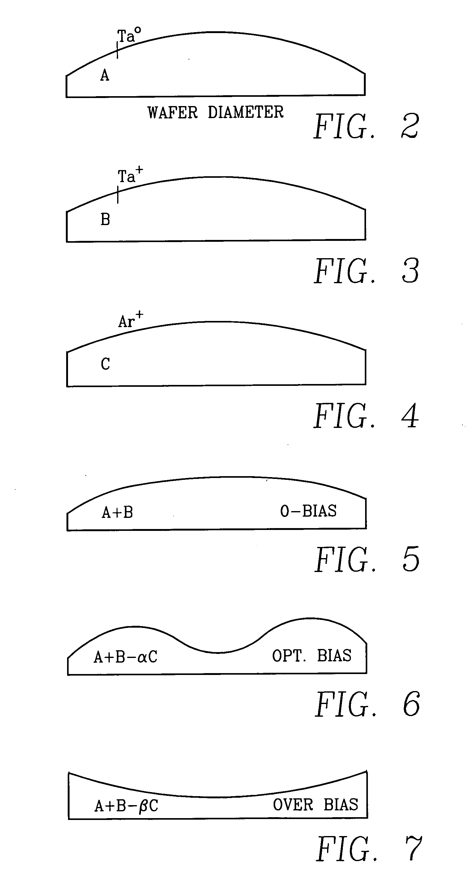 Variable quadruple electromagnet array in plasma processing