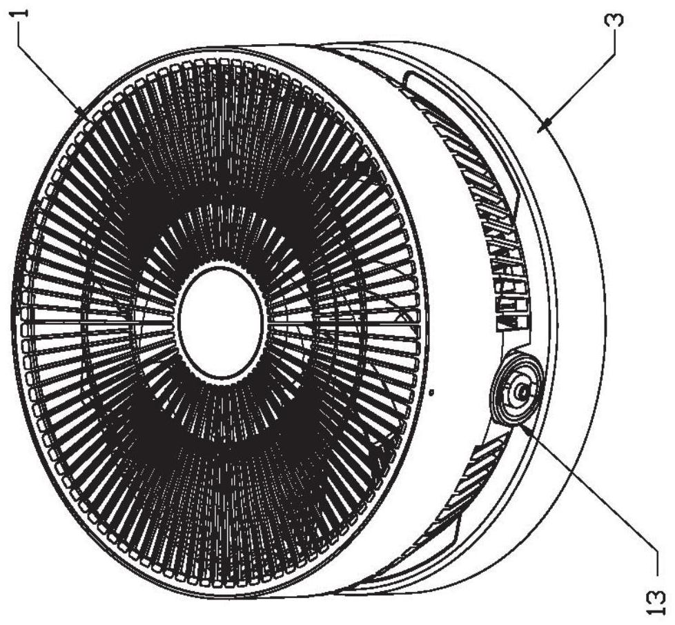 Floor circulating fan