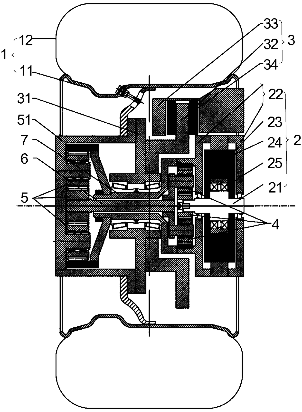 Electric vehicle and a power driving device thereof