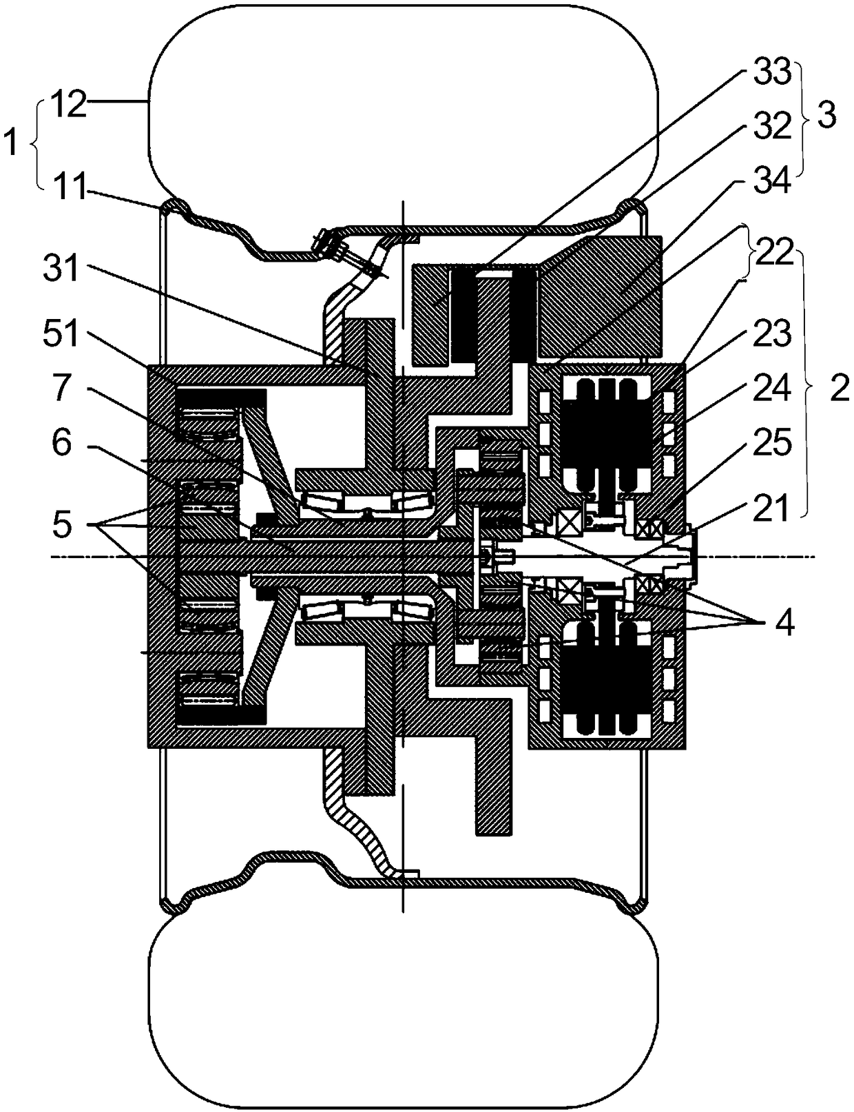 Electric vehicle and a power driving device thereof