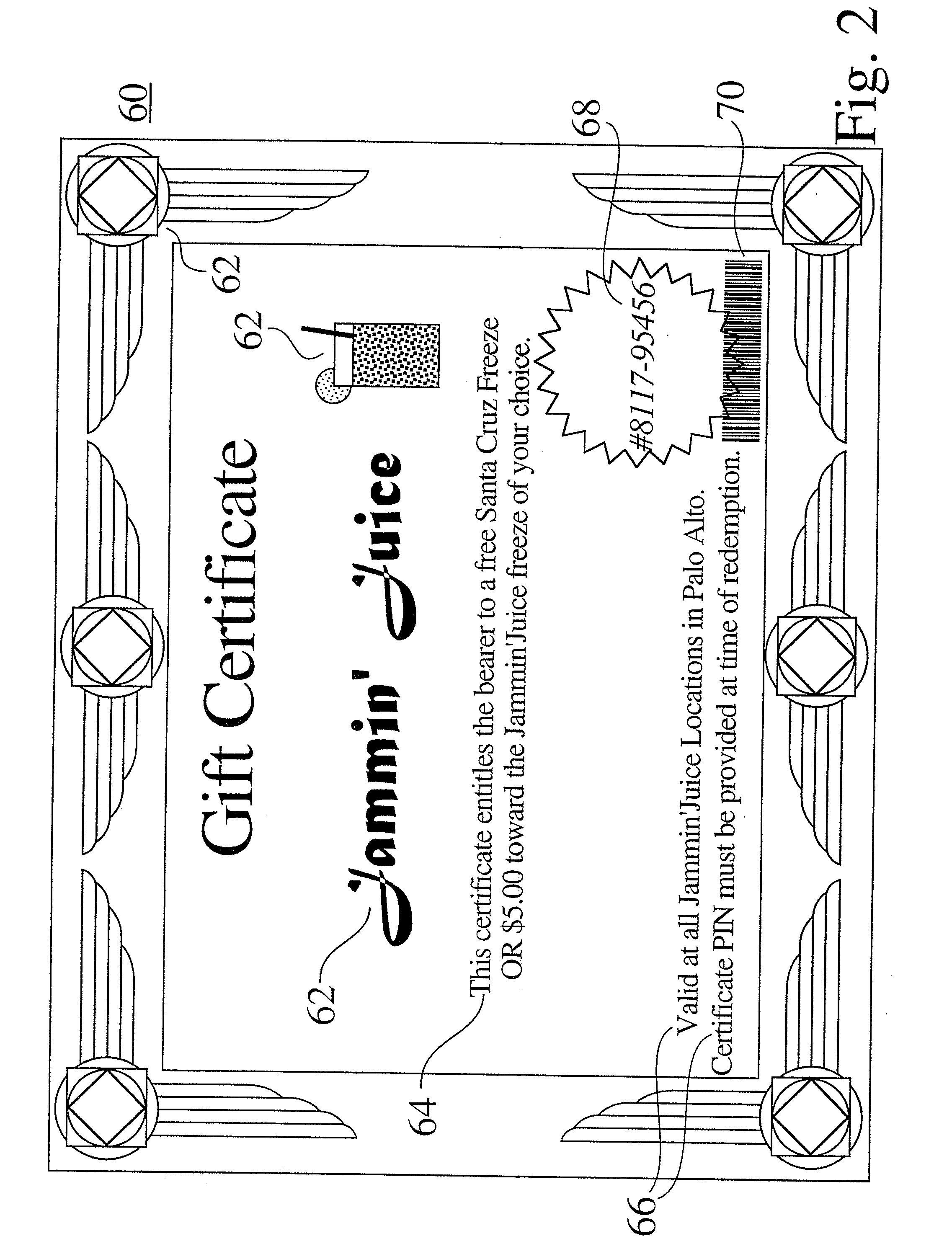 Secure system for the issuance, acquisition, and redemption of certificates in a transaction network