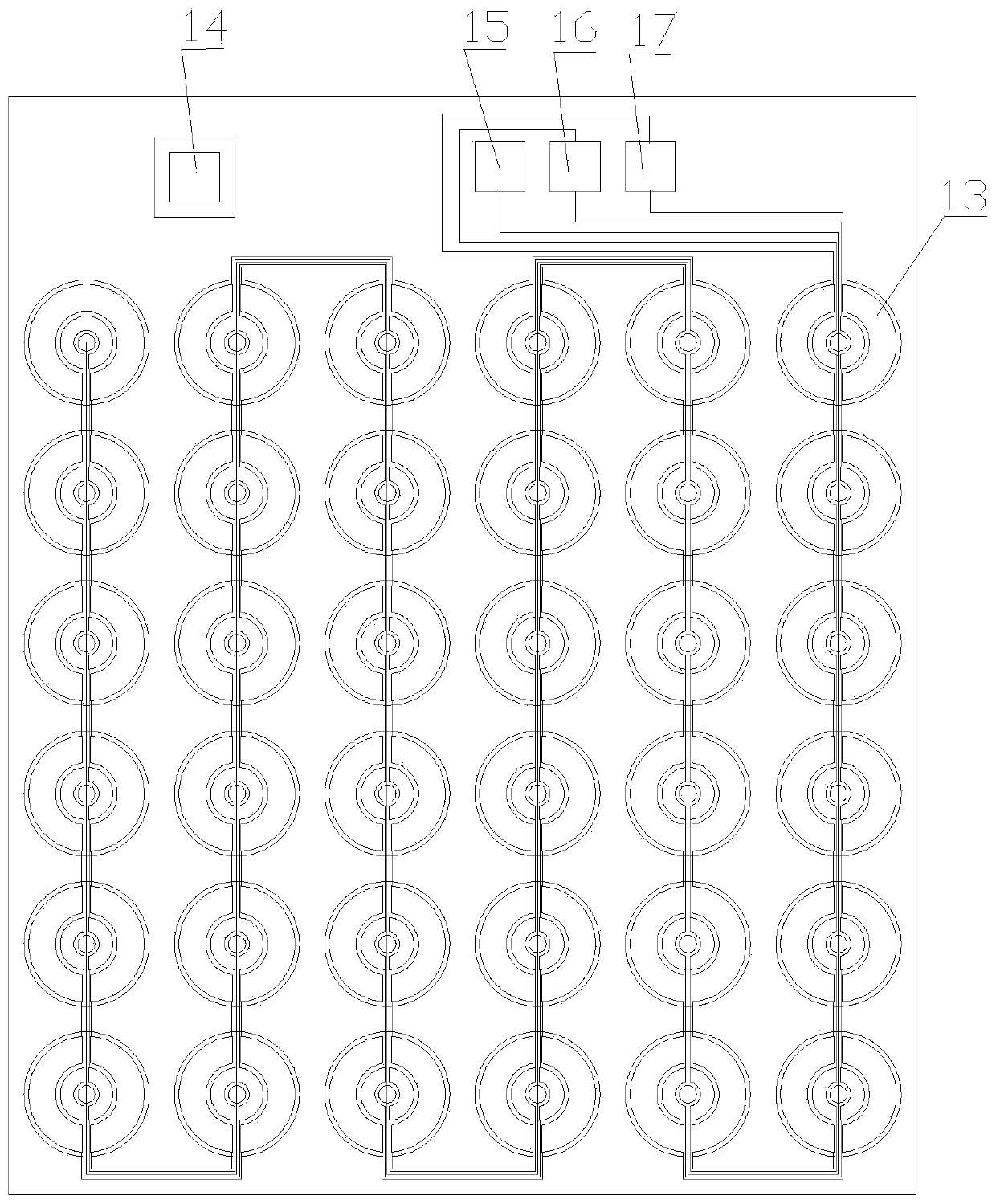 A multi-electrode cmut unit and a multi-frequency capacitive micromachined ultrasonic transducer