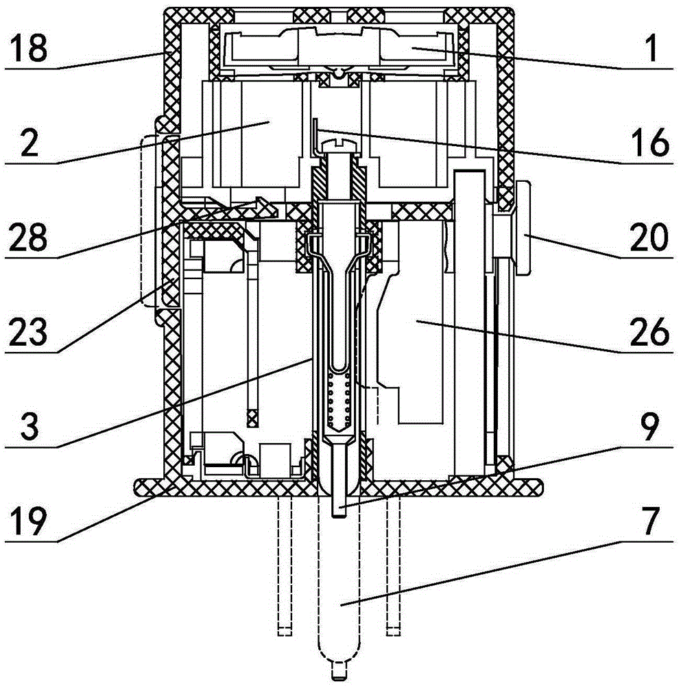 Socket adapter with telescopic plug