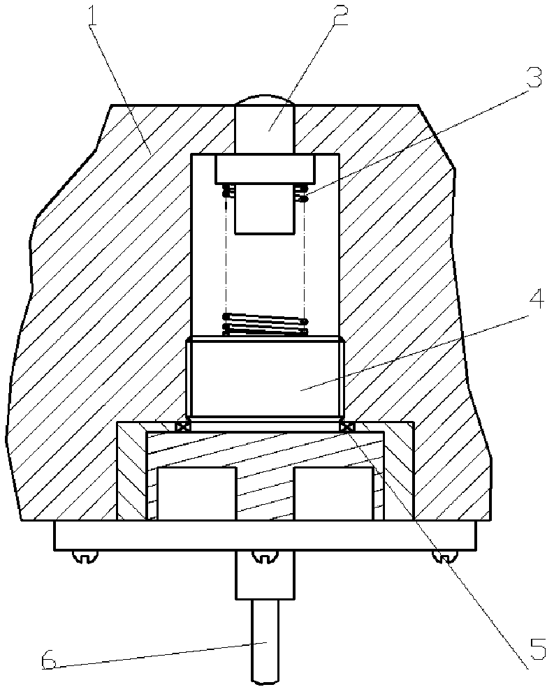 Loose piece misplacing and underflow locking device