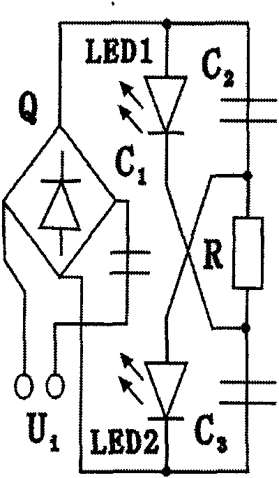 Power constant current source and application of multi-silicon switching tube