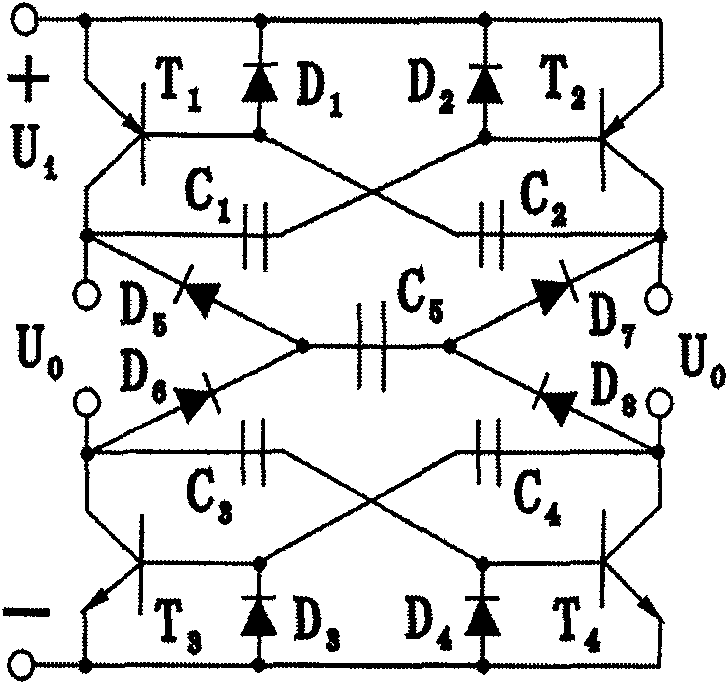 Power constant current source and application of multi-silicon switching tube