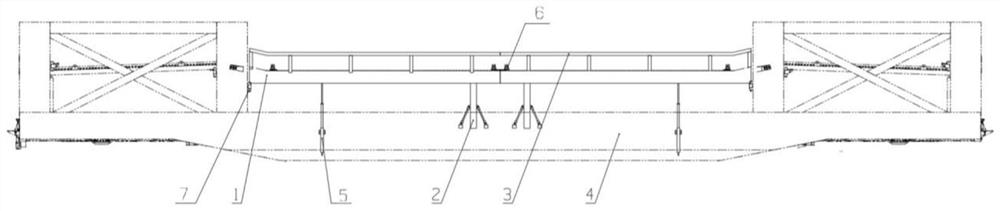 Middle movable frame of double-layer steam collection transport automobile