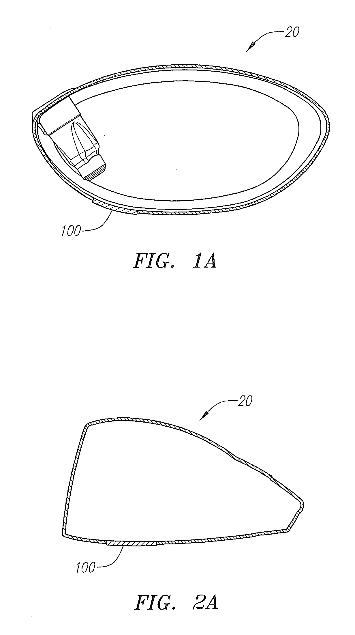 Wood-type golf club head with adjustable sole contour