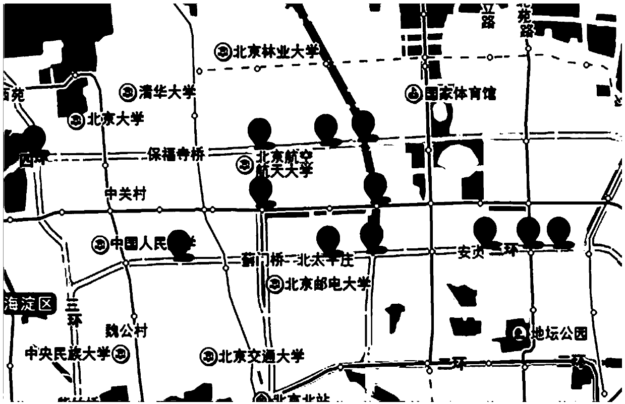 Road traffic energy consumption quantization method based on motor vehicle running modes