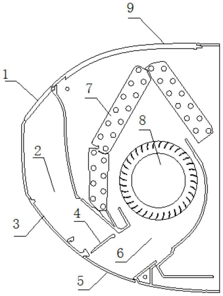 A kind of upper and lower air outlet air conditioner and anti-condensation control method thereof