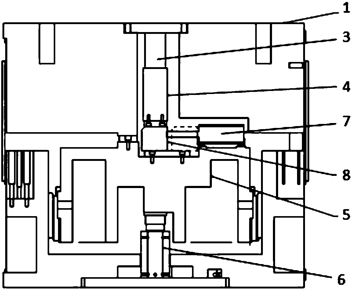 Delayed demolding device for stretching die part